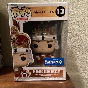 Funko Pop Broadway King George #11 Hamilton Vinyl Bobblehead Figure Walmart